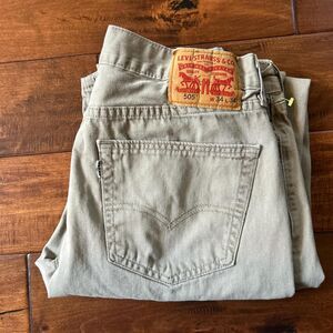 Levi's Light Brown 505 Jeans